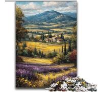 Puzzle per adulti e adolescenti, gioco stimolante ambientato nella Provenza francese, giocattoli adatti come regalo per tutta la famiglia, dai 14 anni in su, 70x100cm