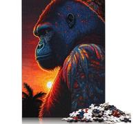 Puzzle per adulti e adolescenti Gorilla Art Style 6 puzzle di carta, gioco educativo per adulti e adolescenti, 38x26 cm/1000 pezzi