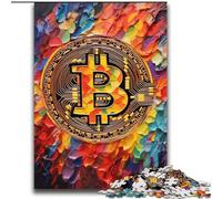 Puzzle per adulti e adolescenti Graffiti Bitcoin Gioco stimolante Giocattoli Offerta come regalo per tutta la famiglia per età 14+ 70x100cm