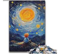 Puzzle per adulti e adolescenti Il piccolo principe del cielo notturno Difficile da completare ma divertente e umoristico Regalo di compleanno unico 70x100cm