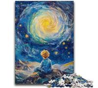Puzzle per adulti e adolescenti Il piccolo principe del cielo notturno Difficile da completare ma divertente e umoristico Regalo di compleanno unico 26x38cm