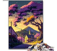 Puzzle per adulti e adolescenti in stile giapponese, adatti a persone dai 14 anni in su, giochi educativi, regali di Babbo Natale segreto (dimensioni 50x75cm)