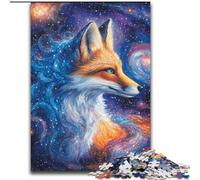 Puzzle per adulti e adolescenti Mysterious Fox, gioco per famiglie antistress, sfida difficile, un'opera d'arte per bambini dai 14 anni in su (dimensioni 26x38cm)