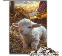 Puzzle per adulti e adolescenti, pecorelle, giochi, giocattoli, regali unici per compleanni e regali per bambini dai 14 anni in su (dimensioni 50x75cm)