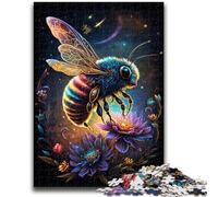 Puzzle per adulti e adolescenti, puzzle a forma di ape colorata, gioco a quiz, ideale come regalo per tutta la famiglia, 50x75cm