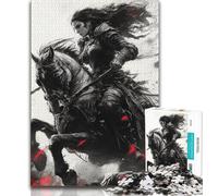 Puzzle per adulti e adolescenti, puzzle a forma di guerriera, giocattolo educativo antistress, ideale come regalo per tutta la famiglia (38x26cm)