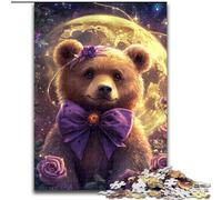Puzzle per adulti e adolescenti, puzzle a forma di orsetto, educativi e di apprendimento, ideali come regalo per tutta la famiglia (dimensioni 26x38cm)