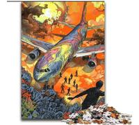 Puzzle per adulti e adolescenti, puzzle aereo perduto, gioco a quiz per migliorare l'amore tra coppie dai 14 anni in su (dimensioni 26x38cm)