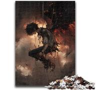 Puzzle per adulti e adolescenti, puzzle anime, demoni e angeli per 14+, gioco di sfida unico, giochi per famiglie, regali di compleanno per Natale, 38x26cm
