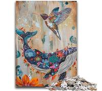 Puzzle per adulti e adolescenti Puzzle Balena magica Adatto a partire dai 14 anni Giochi per famiglie Offerta come regalo per tutta la famiglia 26x38cm