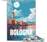 Puzzle per adulti e adolescenti, puzzle Bologna Italia, giocattoli educativi antistress, ottimi regali e giocattoli 50x75cm