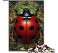 Puzzle per adulti e adolescenti, puzzle coccinella a sette punti, educativo e didattico, ideale come regalo per tutta la famiglia (dimensioni 26x38cm)