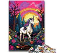 Puzzle per adulti e adolescenti Puzzle colorati Unicorni per bambini dai 14 anni in su Gioca perché è l'ideale come regalo per tutta la famiglia 50x75cm