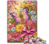 Puzzle per adulti e adolescenti, puzzle con fiori e farfalle, giochi stimolanti, giocattoli, offerte come regali per tutta la famiglia, dai 14 anni in su, 50x75cm