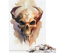 Puzzle per adulti e adolescenti, puzzle con orchi acquerellati, puzzle per adulti, gioco educativo, sfida, giocattolo, 500 pezzi (52x38 cm)