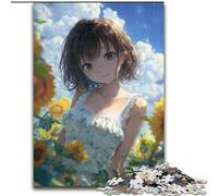Puzzle per adulti e adolescenti,puzzle con ragazza anime,giocattoli da gioco,ogni pezzo è unico - Gioco divertente e stimolante per tutta la famiglia,adatto a bambini dai 14 anni dimensioni 50x75cm