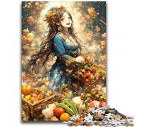 Puzzle per adulti e adolescenti, puzzle con ragazze anime, quiz game, ideale come regalo per tutta la famiglia, 50x75cm