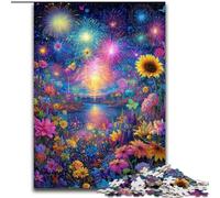 Puzzle per adulti e adolescenti, puzzle con rose e girasoli, giocattoli da gioco, ogni pezzo è unico - gioco stimolante e divertente per tutta la famiglia, dai 14 anni in su dimensioni 26x38cm