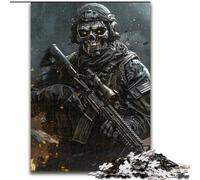 Puzzle per adulti e adolescenti, puzzle con scheletro delle forze speciali, educativo e didattico, ideale come regalo per tutta la famiglia (dimensioni 50x75cm)