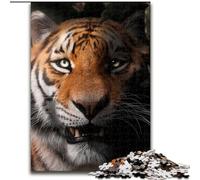 Puzzle per adulti e adolescenti, puzzle con tigre che si nasconde, educativo e didattico, ideale come regalo per tutta la famiglia (dimensioni 26x38cm)