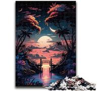 Puzzle per adulti e adolescenti, puzzle con vista sulla spiaggia, sfida di intelligenza cerebrale, giocattoli avvincenti, regalo divertente per età 14+, 26x38cm