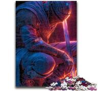 Puzzle per adulti e adolescenti, puzzle da 1000 pezzi, guerriero misterioso, giocattoli per l'intrattenimento della famiglia, ideali come regali per tutta la famiglia, dai 14 anni in su, 50x75cm