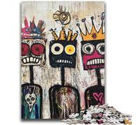 Puzzle per adulti e adolescenti, puzzle da 1000 pezzi in stile Basquiat per bambini dai 14 anni in su, interessanti regali per ridurre lo stress per amici e familiari, 50x75cm