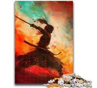 Puzzle per adulti e adolescenti, puzzle da 1000 pezzi, ninja neon giapponese per 14+ anni, difficile da completare ma divertente e umoristico, regalo di compleanno 50x75cm