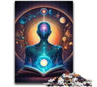 Puzzle per adulti e adolescenti, puzzle da 1000 pezzi, universo zen esoterico per 14+ anni, difficile da completare ma divertente e umoristico, regalo di compleanno 38x26cm