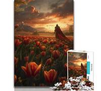 Puzzle per adulti e adolescenti, puzzle del potente cavaliere medievale, gioco educativo per famiglie, adatto per la decorazione della scrivania (38x26cm)