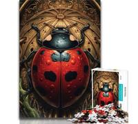 Puzzle per adulti e adolescenti Puzzle della coccinella a sette punti per adulti gioco impegnativo per tutti per donne regali per uomini 38x26cm