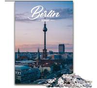 Puzzle per adulti e adolescenti, puzzle di Berlino, antistress, sfida difficile, regali di Babbo Natale segreto per bambini dai 14 anni in su, 26x38cm