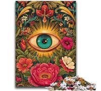 Puzzle per adulti e adolescenti, puzzle giungla, occhi, cervello, intelligenza, giocattoli avvincenti, regalo divertente per età 14+, 50x75cm