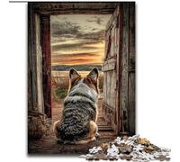 Puzzle per adulti e adolescenti, puzzle Happy Corgi, giocattoli da gioco, ogni pezzo è unico - gioco divertente e stimolante per tutta la famiglia, adatto a bambini dai 14 anni dimensioni 50x75cm