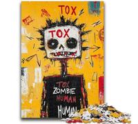 Puzzle per adulti e adolescenti Puzzle in stile Basquiat per bambini dai 14 anni in su Gioco impossibile Regalo di Natale e compleanno 26x38cm