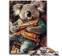 Puzzle per adulti e adolescenti, puzzle Koala Hunter, antistress, sfida difficile, regalo per tutta la famiglia, 50x75cm