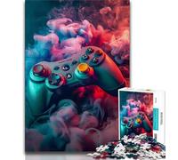 Puzzle per adulti e adolescenti puzzle per controller di gioco per adulti con poster abbinato e foglio di quiz per età dai 14 anni in su 26x38cm