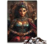 Puzzle per adulti e adolescenti Puzzle Queen Giocattolo educativo intellettuale decomprimente Adatto a coppie dai 14 anni in su 26x38cm