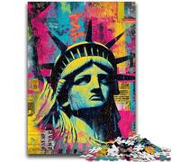 Puzzle per adulti e adolescenti, puzzle Statua della Libertà per età 14+, gioco intellettuale, regali di compleanno per Natale, 26x38cm