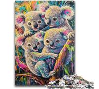 Puzzle per adulti e adolescenti Puzzle Un gruppo di bradipi Sfida di intelligenza cerebrale Giocattoli avvincenti Regalo divertente per età 14+ 26x38cm