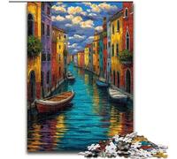 Puzzle per adulti e adolescenti, puzzle Venezia, Italia, gioco a quiz per migliorare l'amore tra coppie dai 14 anni in su (dimensioni 50x75cm)