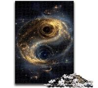 Puzzle per adulti e adolescenti, puzzle Yin e Yang, gioco stimolante, giocattoli, offerte come regali per tutta la famiglia, dai 14 anni in su, 26x38cm