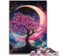 Puzzle per adulti e adolescenti, puzzle Yin Yang Tree, antistress, sfida difficile, regalo per tutta la famiglia, 50x75cm