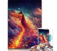 Puzzle per adulti e adolescenti, ragazza di fuoco con le ali, 1000 pezzi, gioco stimolante, ideale come regalo per tutta la famiglia (dimensioni 38x26cm)