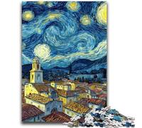 Puzzle per adulti e adolescenti Van Gogh Night Sky Giocattolo educativo intellettuale decomprimente Ottimi regali e giocattoli 26x38cm