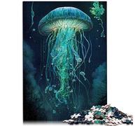 Puzzle per adulti e bambini, medusa, mitico impero, puzzle in legno, 1000 pezzi, puzzle per adulti, regali, design accattivante, 29,5 x 19,7 pollici/75 x 50 cm.