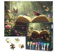 Puzzle per adulti e difficili, con fiori, Jigsaw, per adulti, 1000 pezzi, con fiori, uccelli, puzzle, idea regalo per amici di famiglia, 50 cm x 70 cm