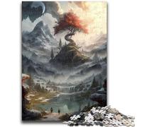 Puzzle per adulti e ragazzi 1000 pezzi Albero della vita del paradiso Divertimento per la famiglia Ideale come regalo per tutta la famiglia dai 14 anni in su 26x38cm