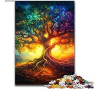 Puzzle per adulti e ragazzi, 1000 pezzi, albero della vita, elefante, giocattolo, gioco intellettuale, regalo di compleanno, regali, arte murale per bambini dai 14 anni in su (dimensioni 50x75cm)