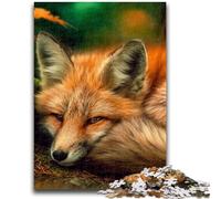 Puzzle per adulti e ragazzi 1000 pezzi Animal Fox Art Family Fun tutta la famiglia dai 14 anni in su 50x75cm